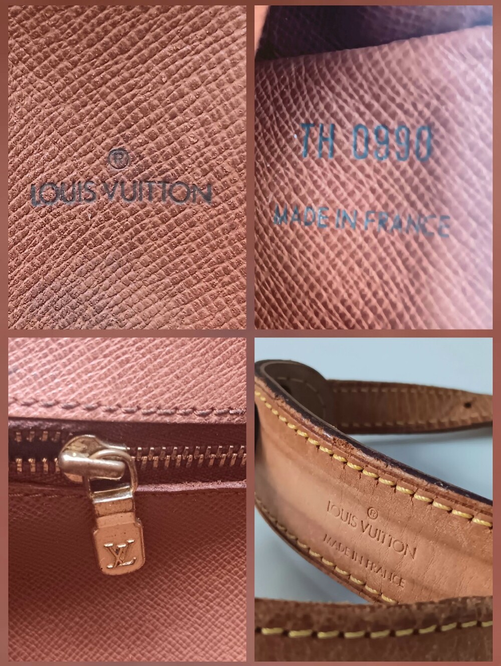 Louis Vuitton Chantilly MM Vintage 1990 Monogram Crossbody Bag💕 - Picture 8 of 15